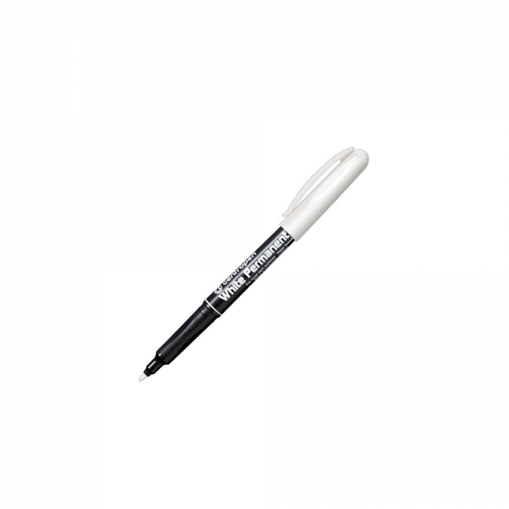 Centropen Rostirón, filctoll vízbázisú 1,2mm, kerek hegyű  2686 fehér (A-526860100)