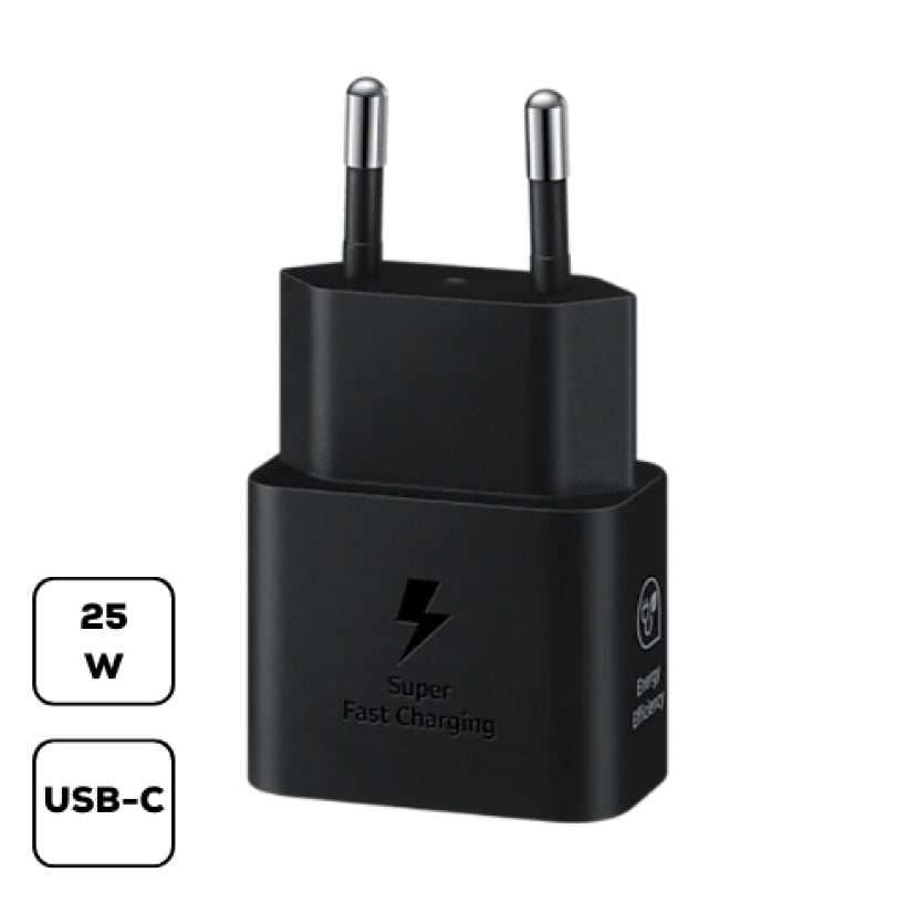 Samsung EP-T2510NBEG USB-C 25W hálózati adapter fekete Samsung EP-T2510NBEG USB-C 25W hálózati adapter fekete