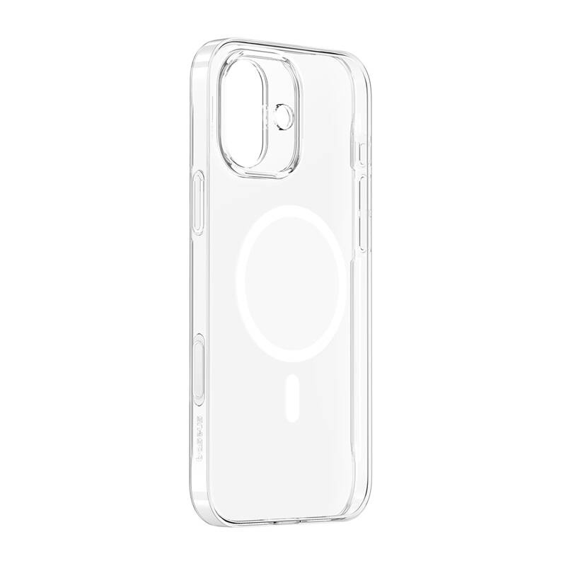 Baseus iP16 TouchButton mágneses telefontok (átlátszó) Baseus iP16 TouchButton mágneses telefontok (átlátszó)