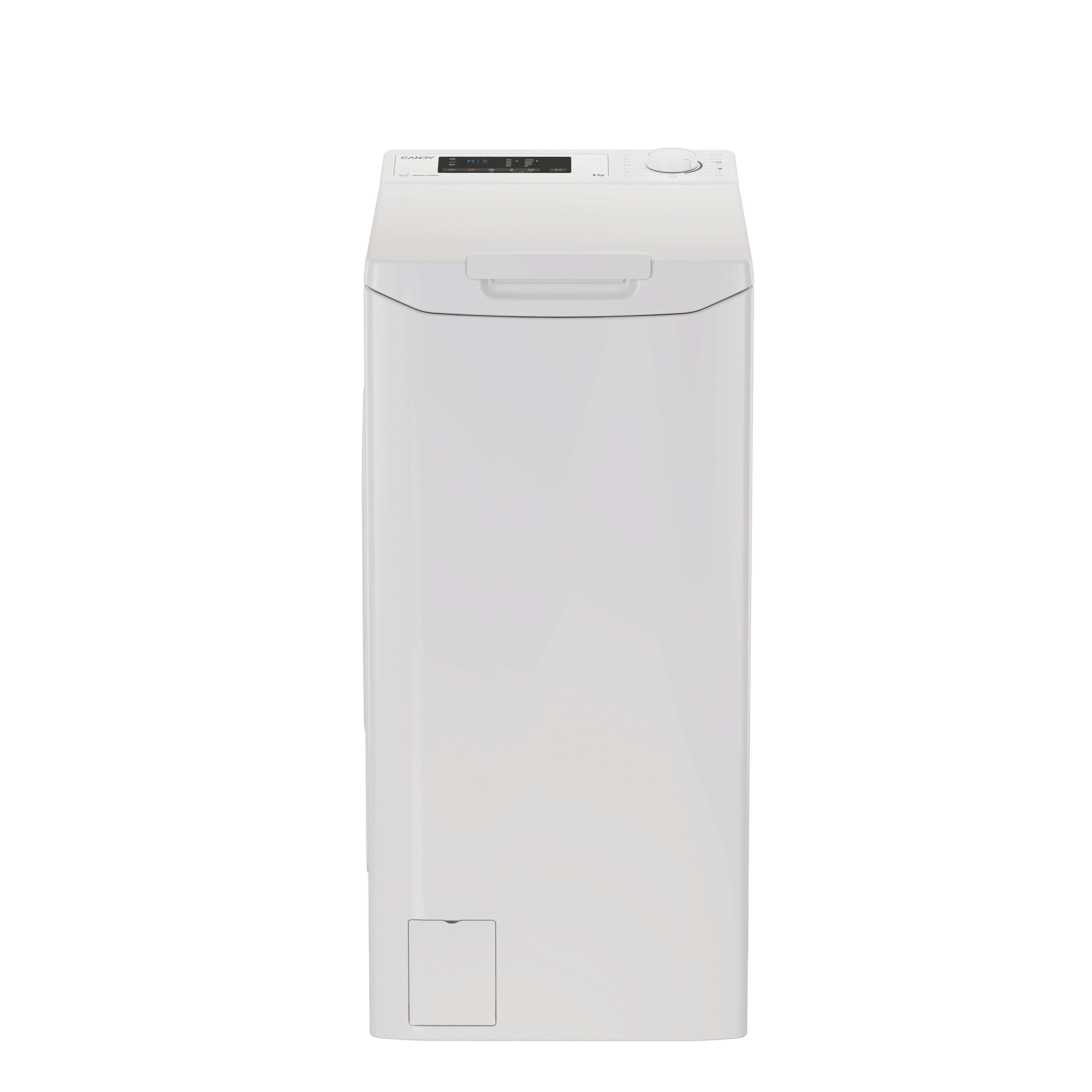 Candy TCA483D2-S Felültöltős mosógép - 8 Kg, 1400 Fordulat/perc, D Energiaosztály Candy TCA483D2-S Felültöltős mosógép - 8 Kg, 1400 Fordulat/perc, D Energiaosztály