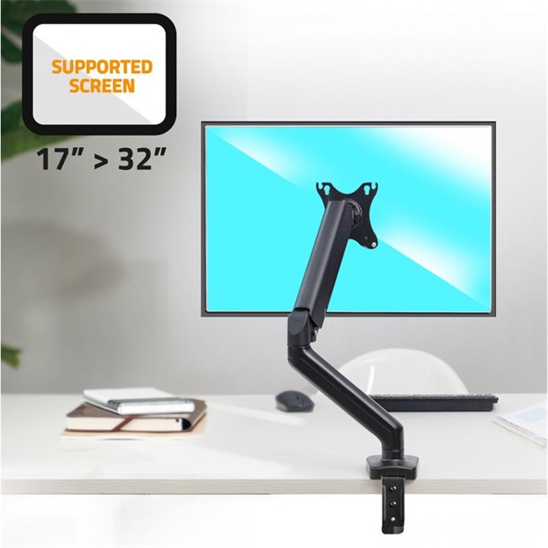 Advance  MECAMOUNT Single  17-32" dönthető forgatható Monitor Asztali konzol Fekete 