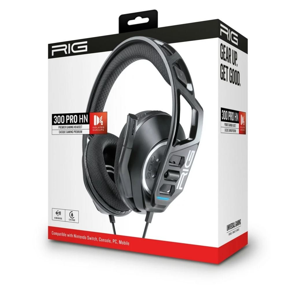 Nacon RIG 300 PRO HN gaming headset fekete (RIG300PROHN) Nacon RIG 300 PRO HN gaming headset fekete (RIG300PROHN)