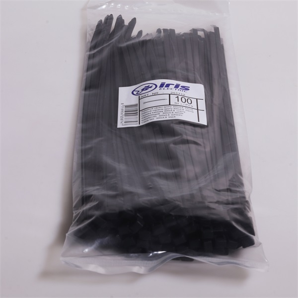 Iris Electric 100 db fekete 230x13,0mm kábelkötegelő
