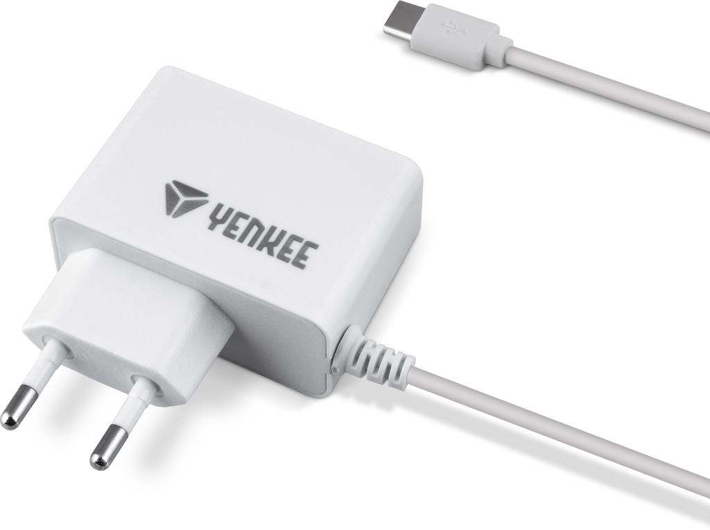 Yenkee YAC 2027WH hálózati USB-C töltő fehér