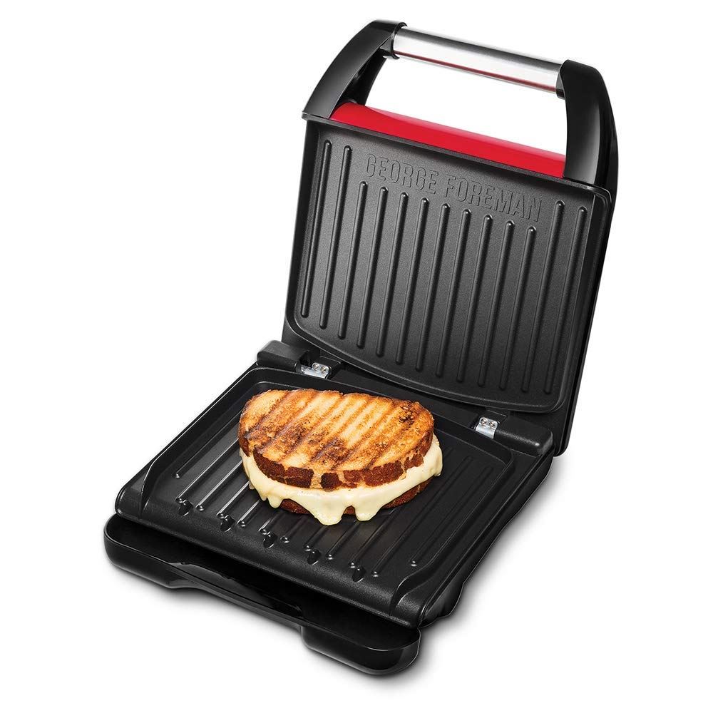 George Foreman 25030-56 Steel kompakt grill piros
