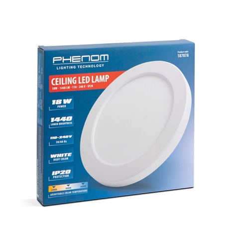 Phenom 18707A MENNYEZETI LED LÁMPA 18W