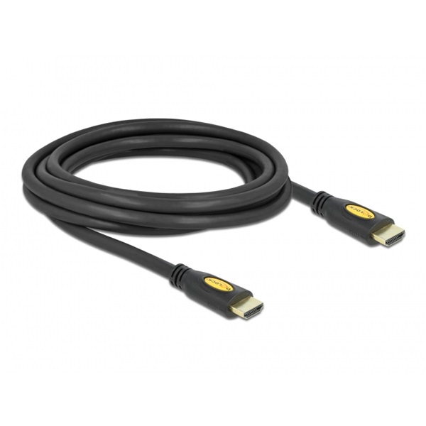 Delock 82454 nagy sebességű HDMI-A Ethernet apa/apa 3m kábel Delock 82454 nagy sebességű HDMI-A Ethernet apa/apa 3m kábel
