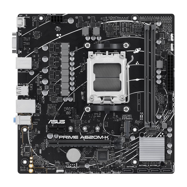 ASUS sAM5 PRIME A620M-K alaplap