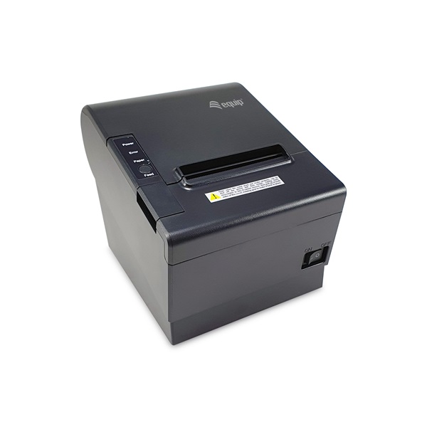 Equip Thermo blokknyomtató -  (80mm, hőpapíros, auto-cutter, USB/Ethernet/Serial/pénztárfiók csatlakozó, fekete) (351003)