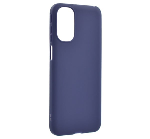 Szilikon telefonvédő (matt) SÖTÉTKÉK [Motorola Moto G22 (XT2231)]