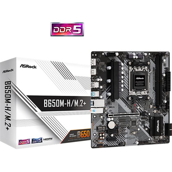 ASRock sAM5 B650M-H/M.2+ alaplap