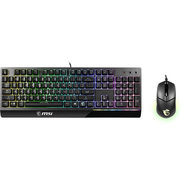 MSI ACCY VIGOR GK30 COMBO Gaming Keyboard + Optical Mouse Fekete Hun MSI ACCY VIGOR GK30 COMBO Gaming Keyboard + Optical Mouse Fekete Hun