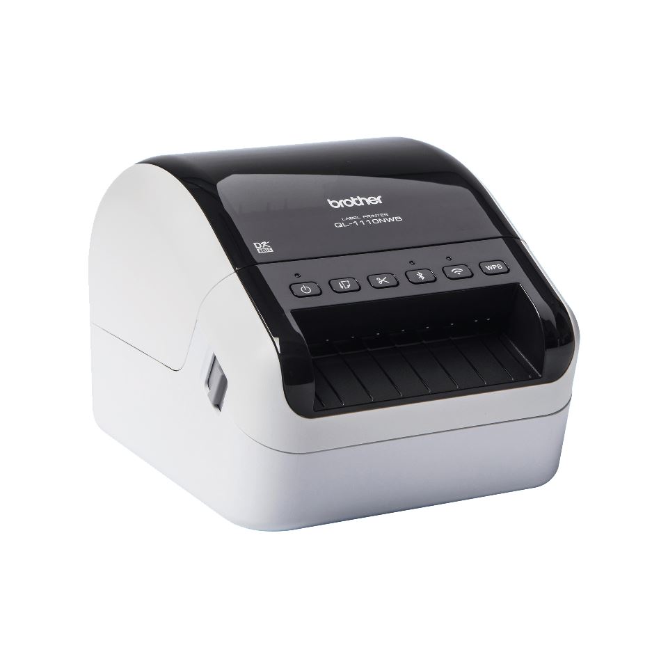 Brother QL-1110NWB széles formátumú vonalkódos címkenyomtató