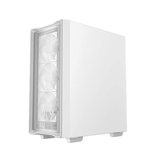 DeepCool CC560 MESH WH V2  ablakos  4x12cm A-RGB ventilátor ATX  Számítógépház fehér 