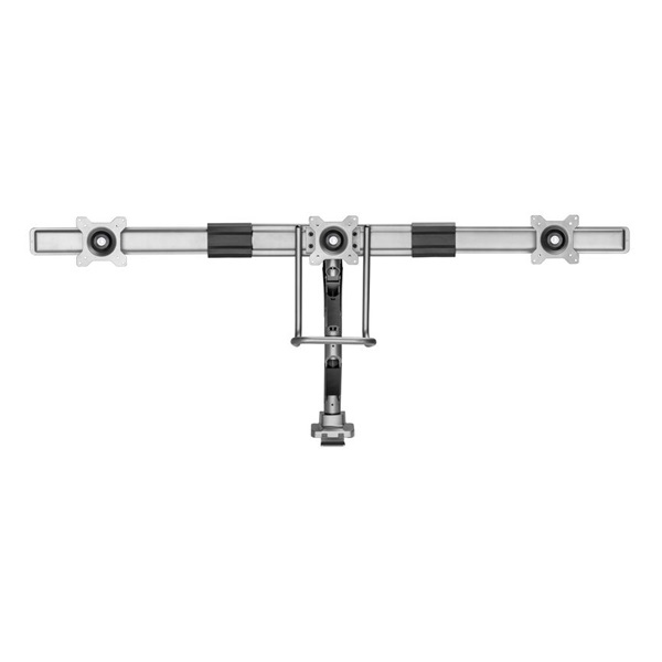 Equip   650162  17"-27"  3 monitor  dönthető  forgatható  Max.: 3x6kg Monitor Asztali konzol  fekete/ezüst