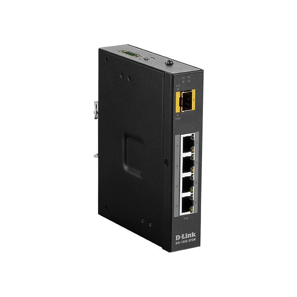 D-Link DIS-100G-5PSW 4 portos Gigabit PoE switch D-Link DIS-100G-5PSW 4 portos Gigabit PoE switch
