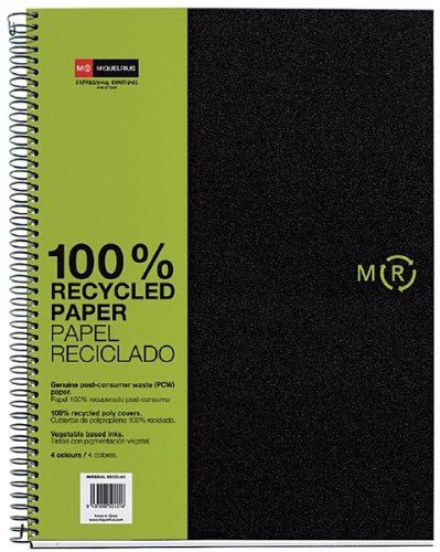 Miquelrius Recycled A4 kockás spirálfüzet (A15259087)