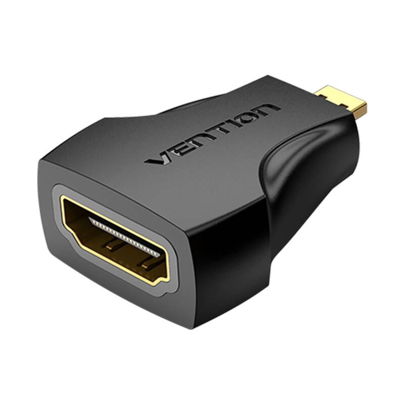 Female HDMI to Male Micro HDMI Adapter Vention AITB0 (Black)