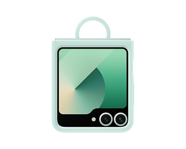 Samsung Galaxy Z Flip6 szilikon tok gyűrűvel mentaszínű (EF-PF741TMEGWW)