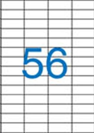 Victoria 52.5x21.2 mm univerzális etikett, 5600 darab (LCV11384)