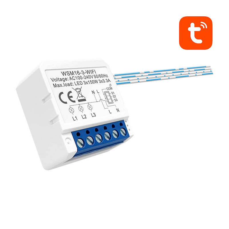 Smart Switch Module WiFi Avatto WSM16-W3 TUYA Smart Switch Module WiFi Avatto WSM16-W3 TUYA