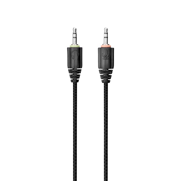 Rampage Fejhallgató - RM-K29 THUNDER (mikrofon, 3,5 mm Jack, hangerőszabályzó, nagy-párnás, fekete, RGB LED)