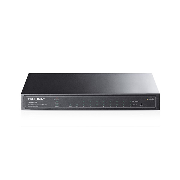 TP-Link T1500G-10PS(TL-SG2210P) 8+2 portos PoE switch TP-Link T1500G-10PS(TL-SG2210P) 8+2 portos PoE switch