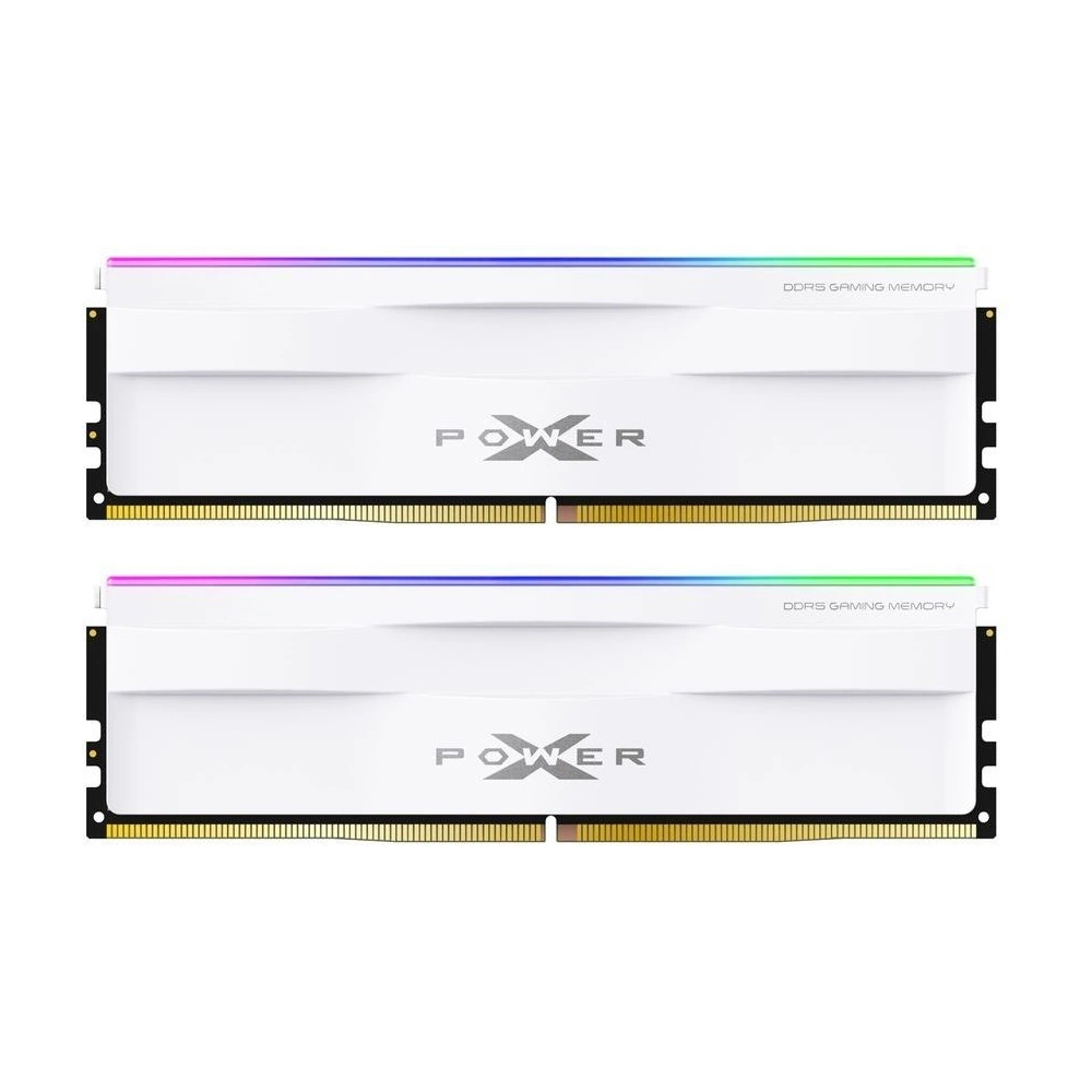 Silicon Power 64GB DDR5 6000MHz Kit(2x32GB) XPower Zenith Gaming RGB Memória Fehér
