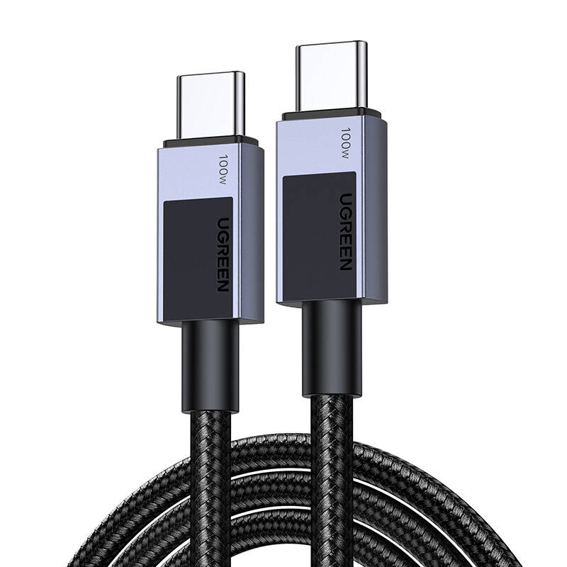 UGREEN L512 USB-C-USB-C PD töltőkábel, 0.5m (szürke) UGREEN L512 USB-C-USB-C PD töltőkábel, 0.5m (szürke)