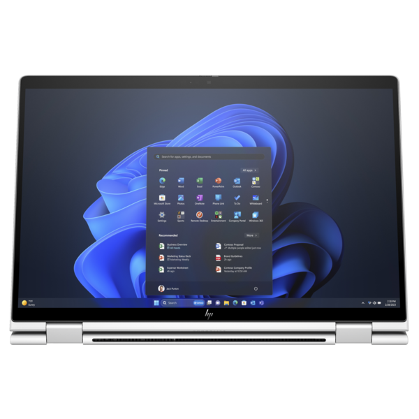 HP EliteBook x360 1040 G11 14" WUXGA AG UWVA 400cd Touch Ultra7-155H 1.4GHz 32GB 1TB SSD  WWAN Win 11 Prof. Notebook Ezüst