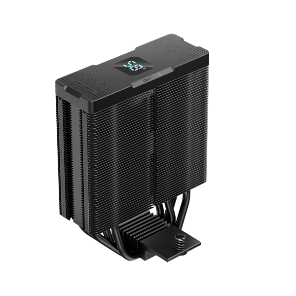DeepCool CPU Cooler - AG400 DIGITAL ARGB (31,6 dB; max, 128,93 m3/h; 4pin csatlakozó, 4 db heatpipe, 12cm, PWM, A-RGB)