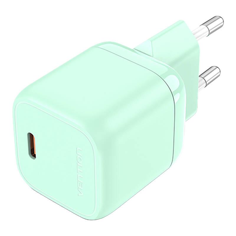 Vention FAKG0-EU USB-C GaN 30W Hálózati töltő Zöld