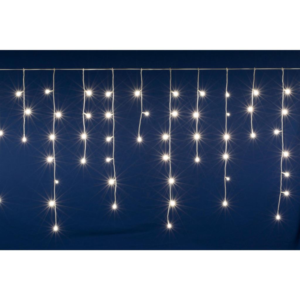 Somogyi DLFJ 400/WW LED-es sorolható jégcsap Fényfüggöny IP44 10m meleg fehér