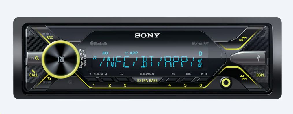 Sony DSX-A416BT Bluetooth/CD/USB/AUX autóhifi fejegység  (DSXA416BT.EUR)