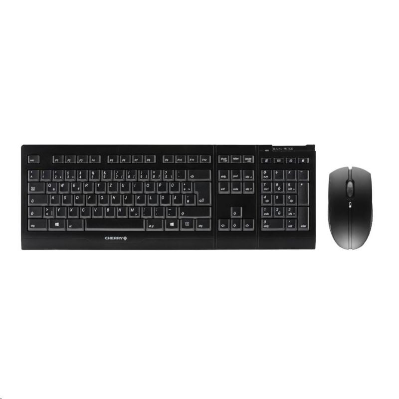 Cherry B.Unlimited 3.0 vezeték nélküli UK billentyűzet + egér fekete (JD-0410GB-2)