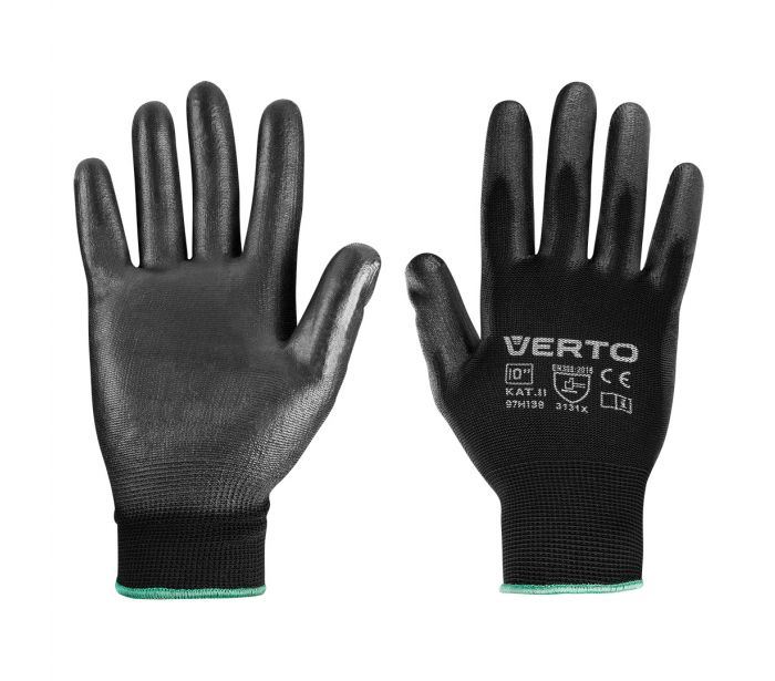 Verto 97H138 Kertész kesztyű PU bevonat 10" légáteresztő felsőrész Verto 97H138 Kertész kesztyű PU bevonat 10" légáteresztő felsőrész