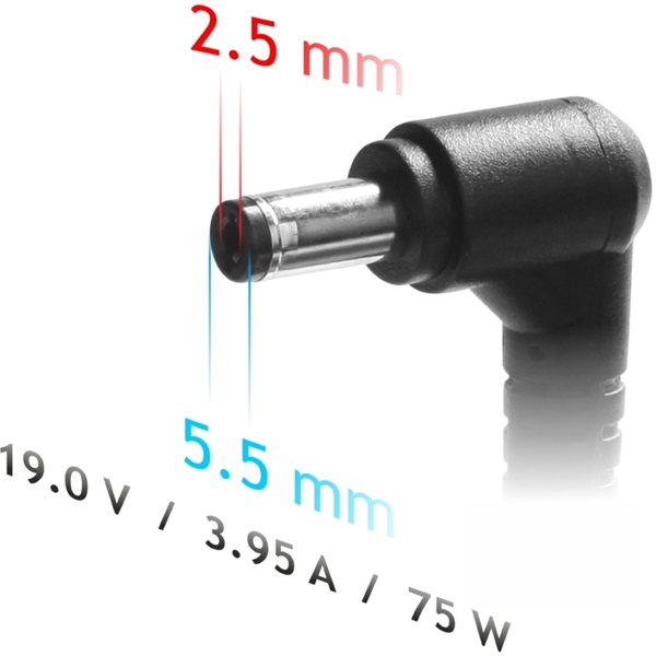 Akyga Notebook Adapter 75W Toshiba (AK-ND-02)