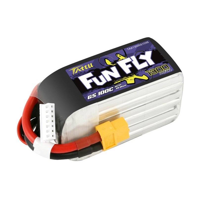 Tattu Funfly 1300mAh 22.2V 100C 6S1P XT60 akkumulátor Tattu Funfly 1300mAh 22.2V 100C 6S1P XT60 akkumulátor