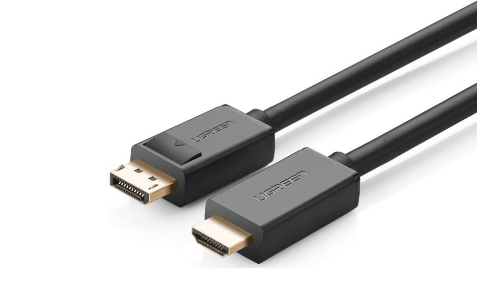 UGREEN DP101 DisplayPort - HDMI kábel FullHD 3m fekete (10203)