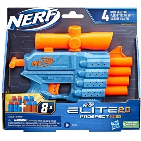 Hasbro Nerf Elite 2.0 Prospect QS-4 szivacslövő fegyver (F4190)