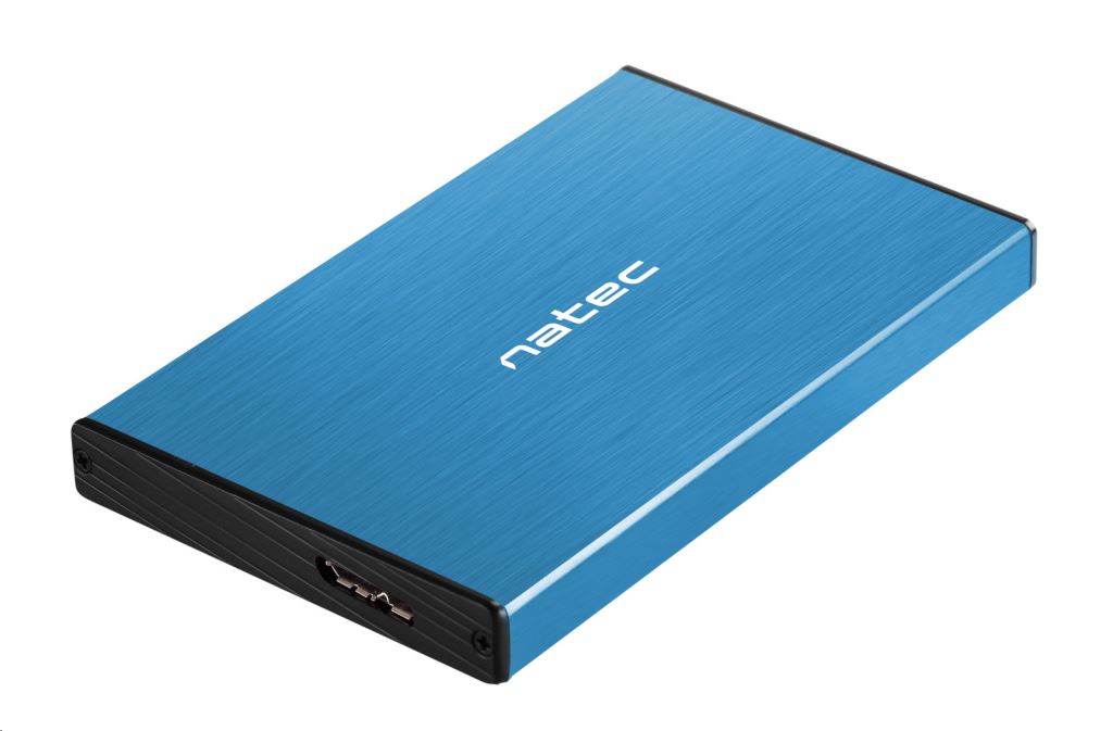 natec Rhino external HDD enclosure kék