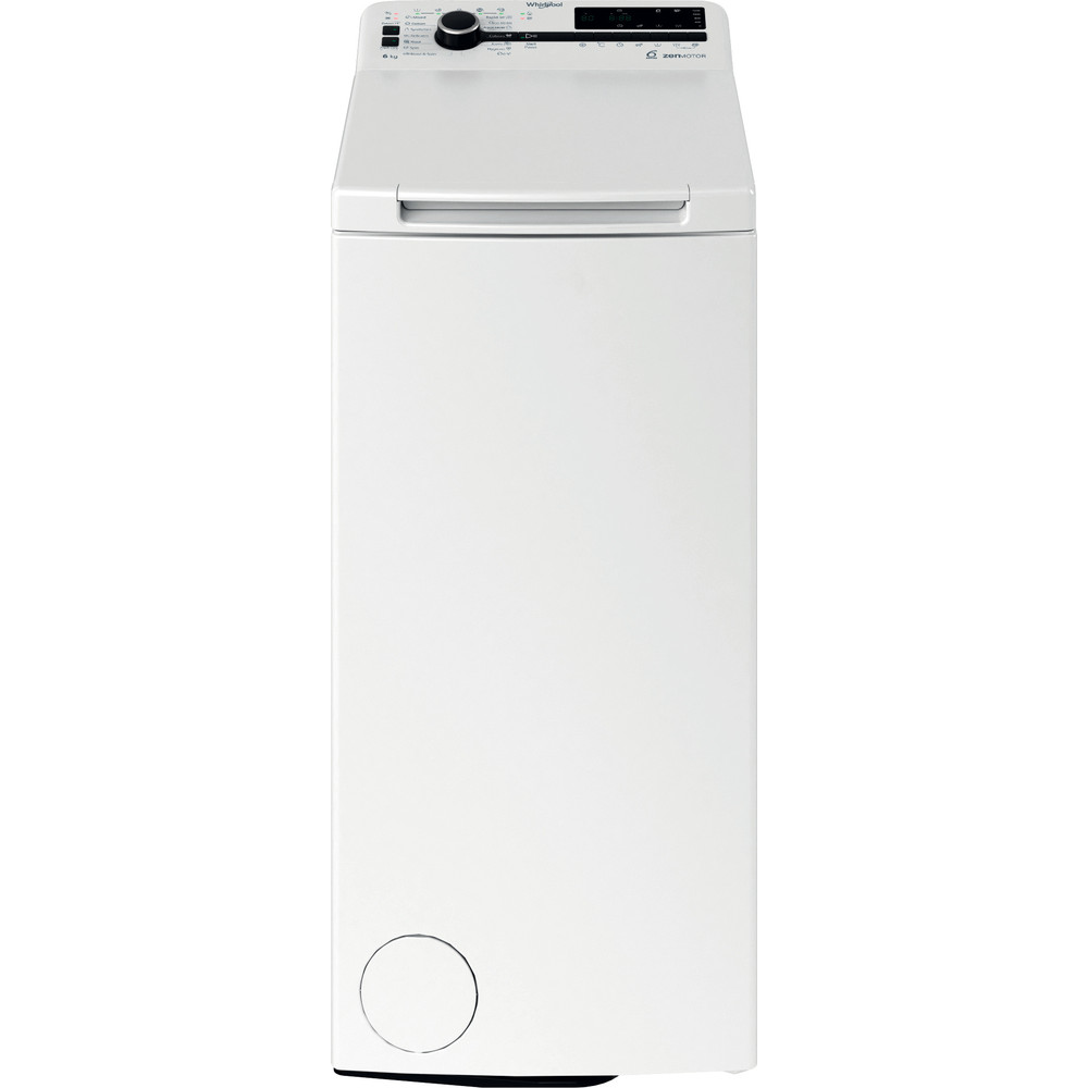 Whirlpool TDLRBX 6252BS EU Felültöltős mosógép – 6 kg, 1150 ford./perc, B Energiaosztály, 6. Érzék technológia, Hygiene program, Babaruha program, ZEN technológia