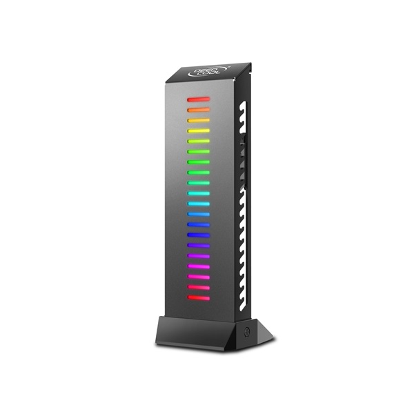 DeepCool   GH-01 A-RGB  Fekete RGB  állítható magasság Videókártya tartó 