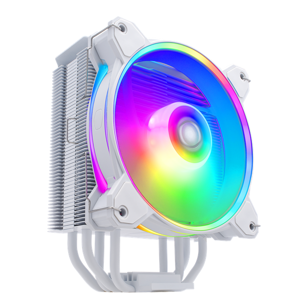 COOLER MASTER HYPER 212 HALO WHITE ARGB LGA1700 támogatással CPU hűtő fehér COOLER MASTER HYPER 212 HALO WHITE ARGB LGA1700 támogatással CPU hűtő fehér