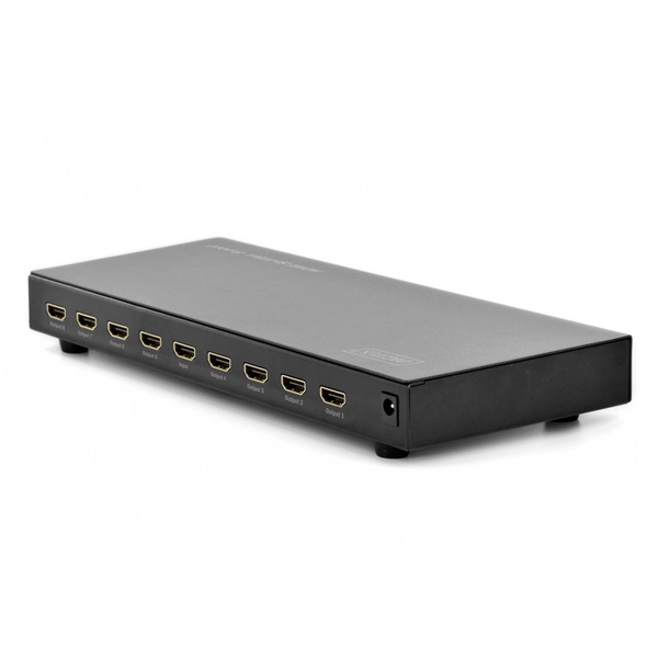 Digitus professzionális HDMI jel osztó, 1x8 (DS-43302) Digitus professzionális HDMI jel osztó, 1x8 (DS-43302)