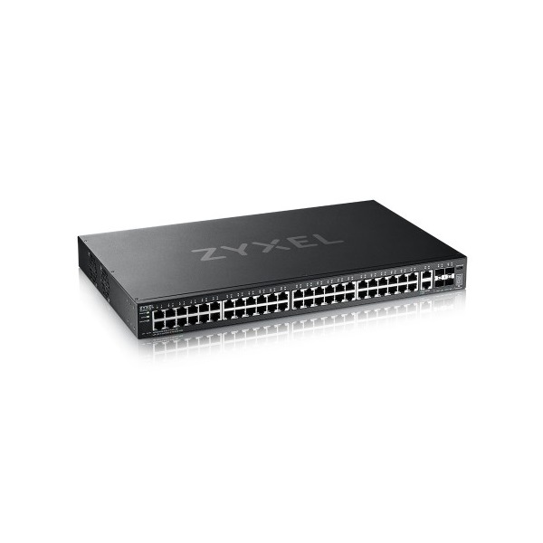 ZYXEL L3 Access Switch 48x1G RJ45 2x10mG RJ45, 4x10G SFP+ Uplink, incl. 1 yr NebulaFlex Pro Switch 