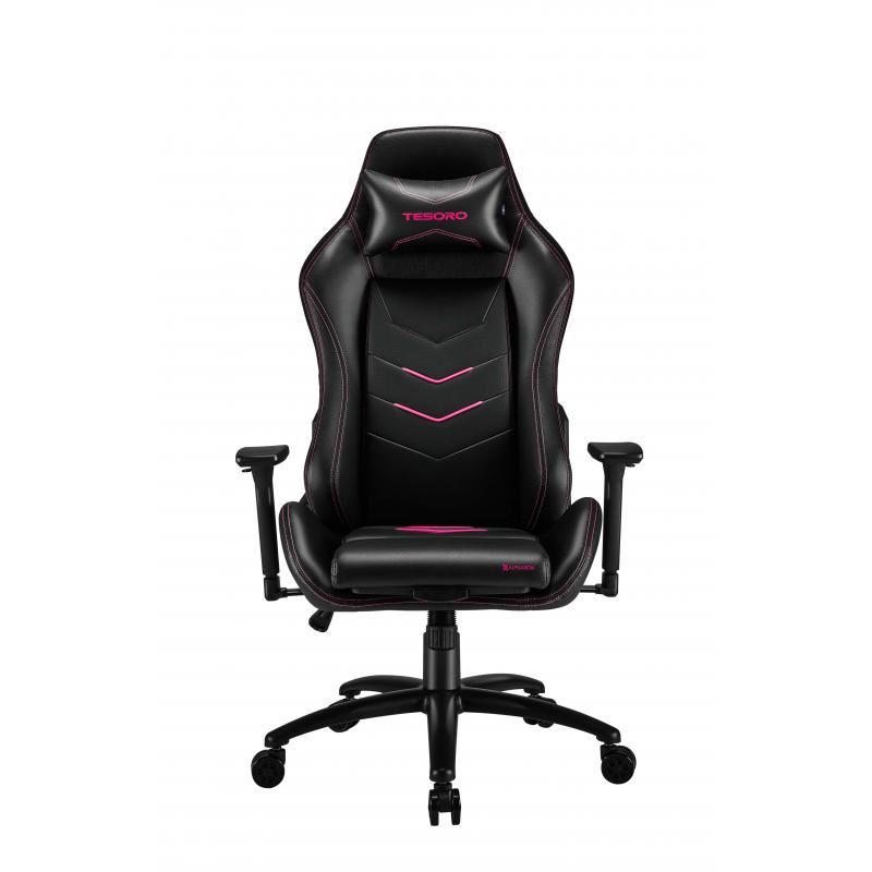 Tesoro Alphaeon S3 gaming szék fekete-rózsaszín (TS-F720 (PK)) Tesoro Alphaeon S3 gaming szék fekete-rózsaszín (TS-F720 (PK))