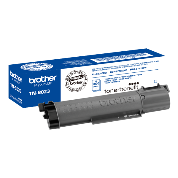 BROTHER Toner TN-B023 Normál - 2000 oldal Fekete BROTHER Toner TN-B023 Normál - 2000 oldal Fekete