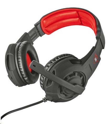 Trust GXT310 Gamer mikrofonos fejhallgató fekete-piros (21187) Trust GXT310 Gamer mikrofonos fejhallgató fekete-piros (21187)