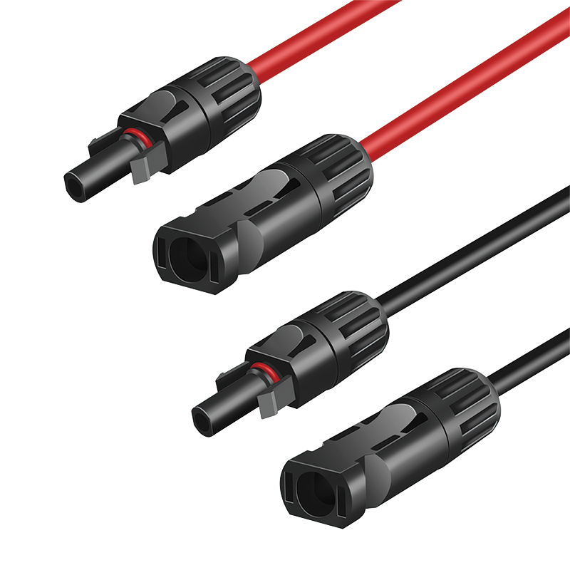 Logilink Szolár hosszabbító kábelkészlet, MC4/M - MC4/F, 6 mm2, CU, 1 m (PHC0100)